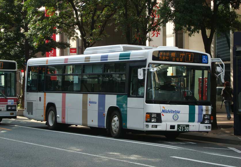 Number 1 bus in Fukuoka.