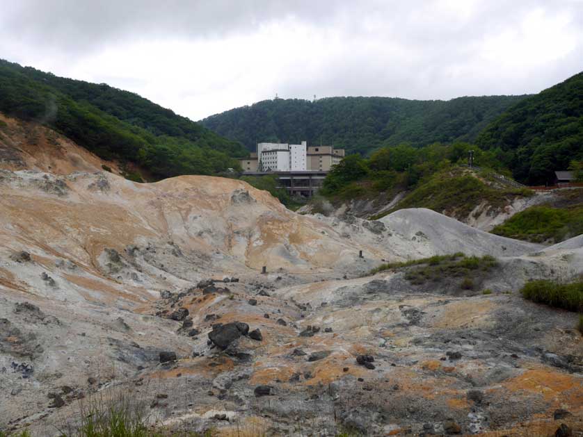 Hell Valley, Noboribetsu Onsen, Hokkaido Prefecture.