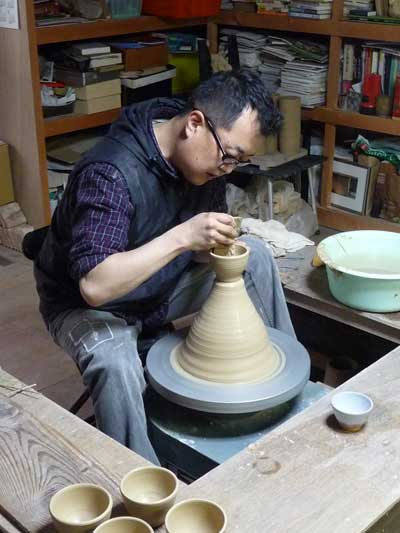 Nosaka Pottery, Hagi, Yamaguchi Prefecture.