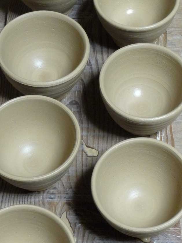 Hagi ware bowls.