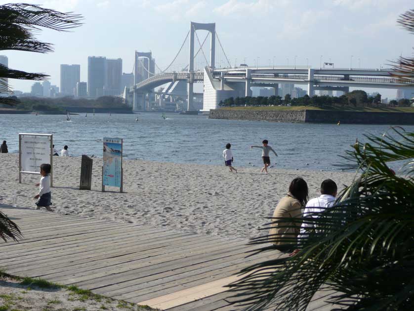 Odaiba Beach, Tokyo.