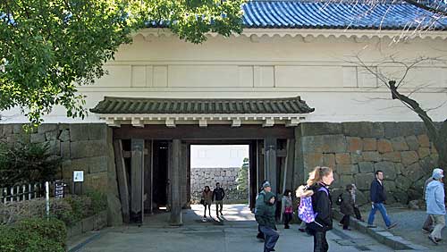 Tokiwagi Gate, Odawara Castle, Kanagawa, Japan.
