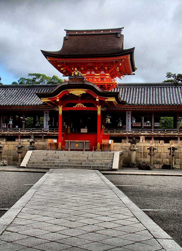 Iwashimizu Shrine in Kyoto.