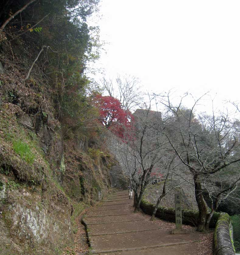 Oka Castle entrance.