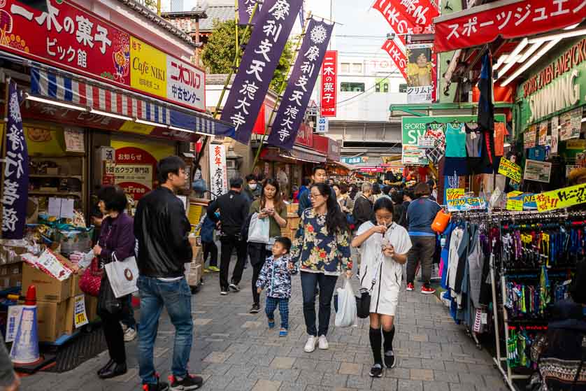 Okachimachi alley between Ameyoko and Uechun.