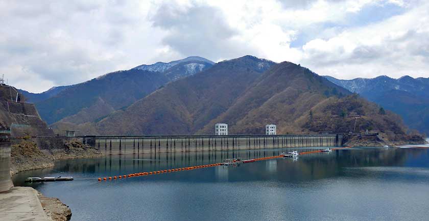 Ogouchi Dam, Okutama Lake, Tokyo, Japan.