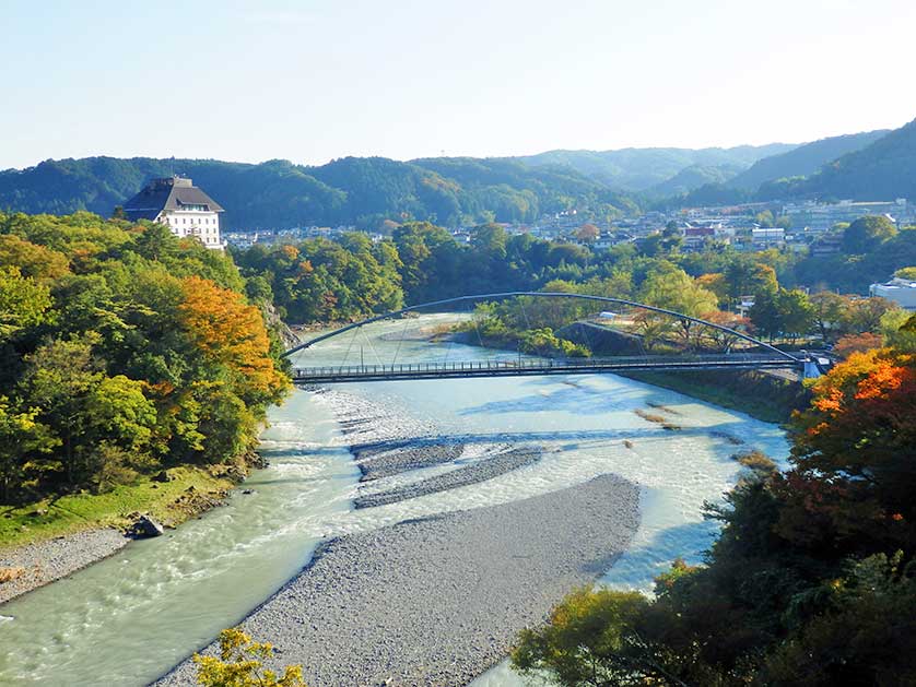 Tama River at Kamanofuchi Park, Ome, Tokyo.