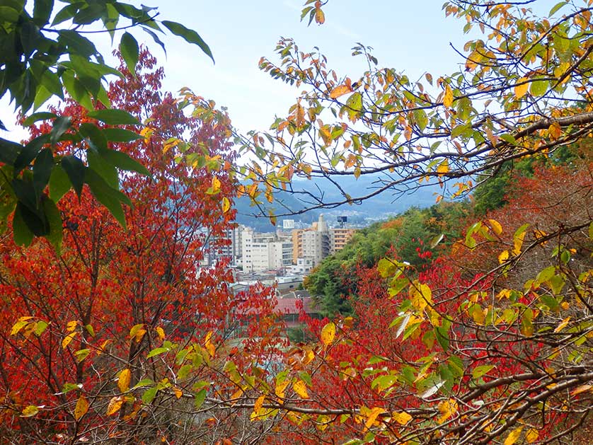 Ome view in autumn, seen from just outside Railway Park.