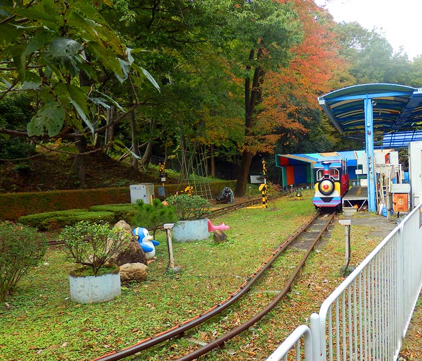 Miniature train for children, Ome Railway Park, Tokyo.