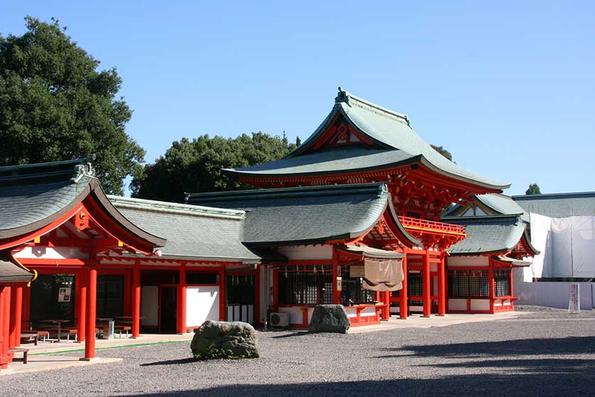 Omi Shrine (Omi Jingu), Shiga, Japan.