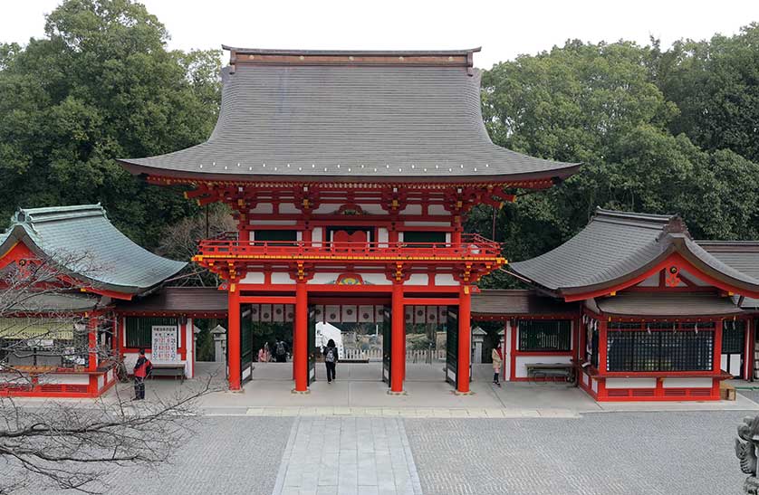 Omi Shrine (Omi Jingu), Otsu, Shiga Prefecture, Japan.