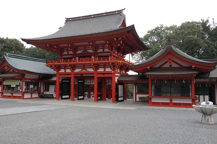 Omi Shrine (Omi Jingu), Shiga, Japan.