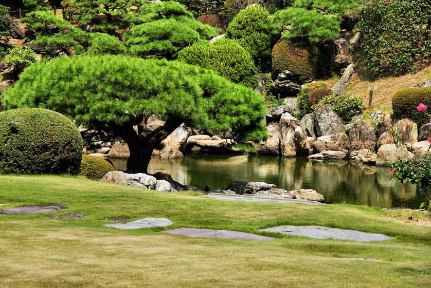 Omote Goten Garden, Tokushima, Shikoku, Japan.