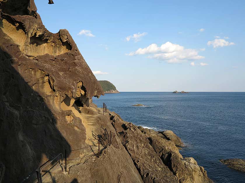 UNESCO World Heritage Oniga-jo rocks.
