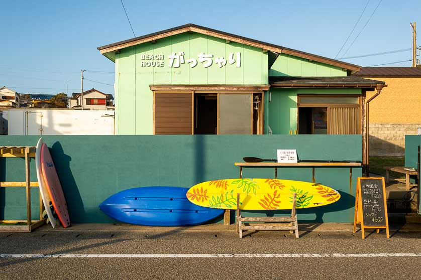 Surf shop by Onjuku beach.