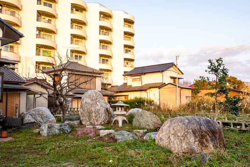 Rock garden in a residential area of Onjuku, Chiba Prefecture.