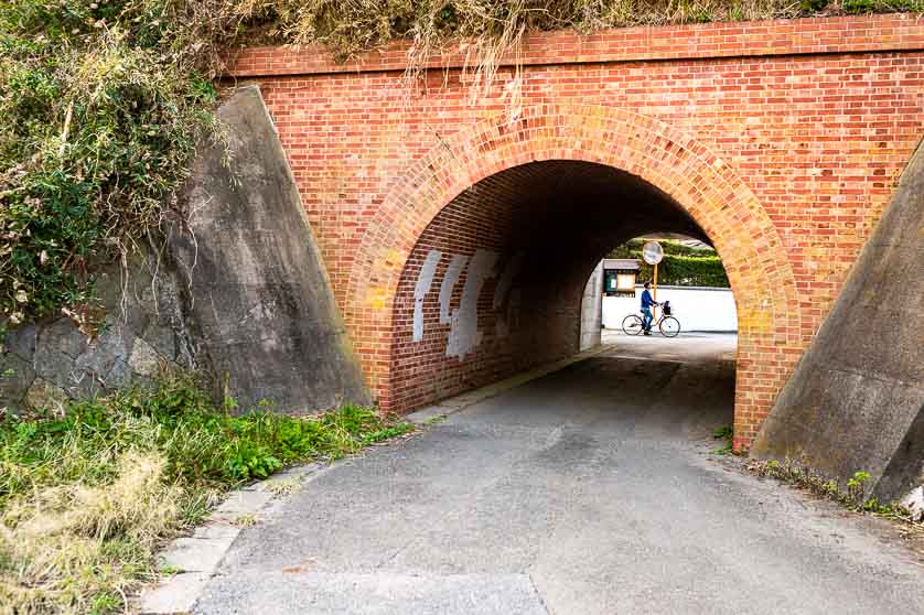 One of the several tunnels in Onjuku, Chiba Prefecture.