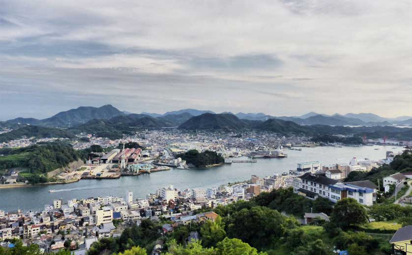 Views over Onomichi and its port.