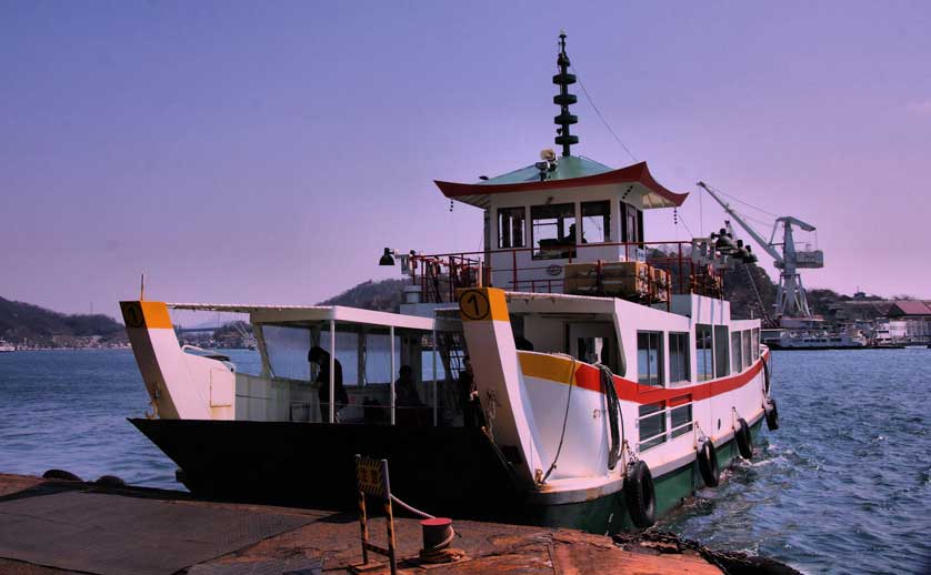 Ferry to Mukaijima, Onomichi, Hiroshima.