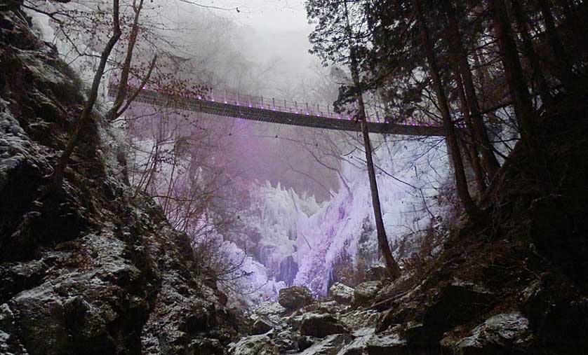 Onouchihyakkei Icicles, Chichibu, Saitama, Japan.