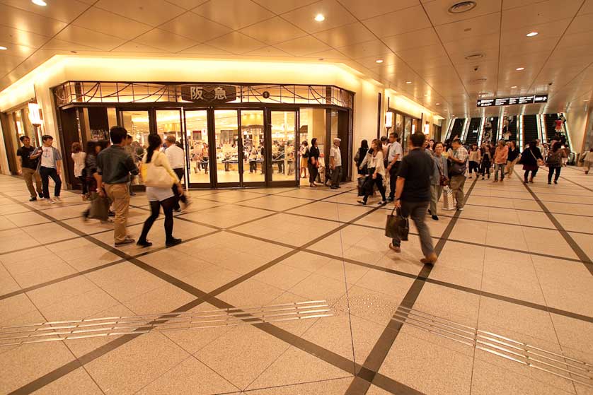 Hankyu Underground Osaka Shopping.