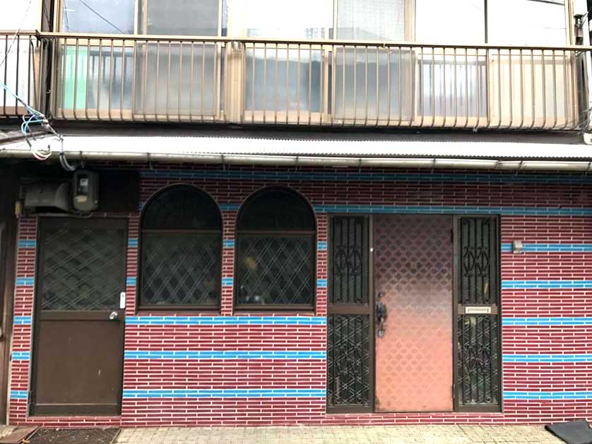 Unusual tile house, Kinoe, Osaki-kamijima, Hiroshima, Japan.