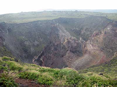Mount Mihara crater, Oshima.