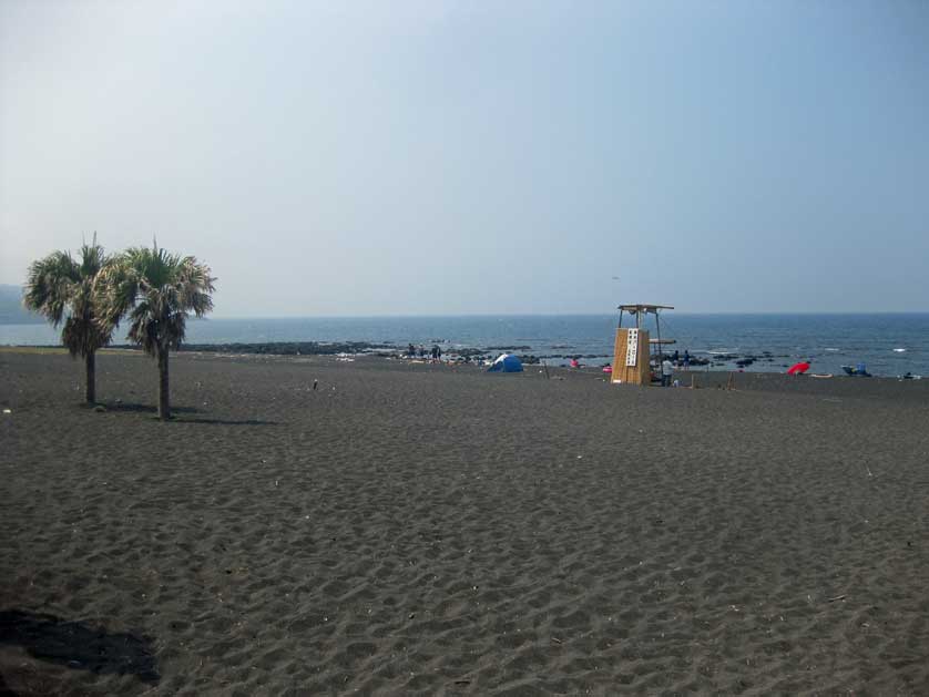 Noda-hama Beach, Izu-Oshima, Tokyo.