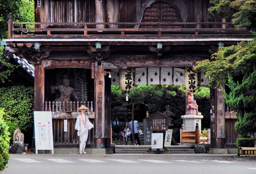 Main gate to Ryozenji Temple, Shikoku.