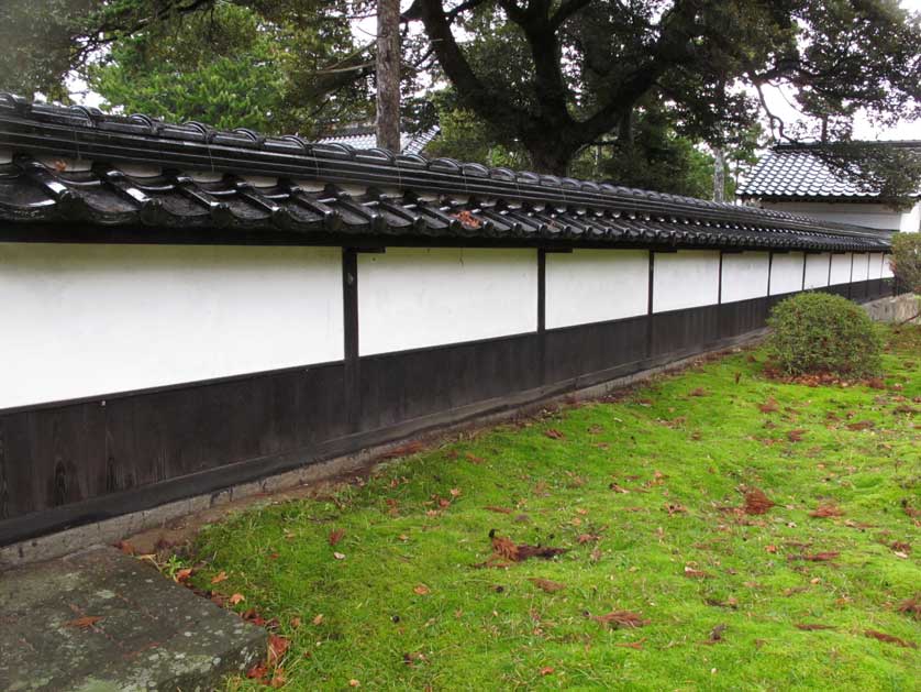 Kokubunji Temple walls, Sado, Niigata Prefecture.