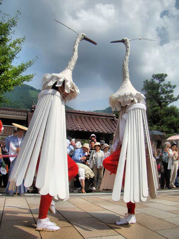 Heron Dance, Tsuwano Shimane Prefecture, Japan.