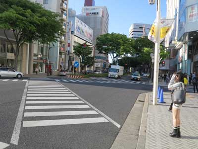 Crossing, Sakae, Nagoya.