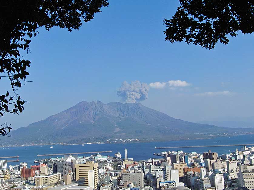 Sakurajima volcano, Kagoshima, Kyushu, Japan.