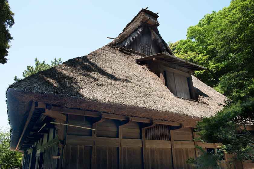 Former Yanohara House, an old farmhouse-cum-museum in Sankeien Garden, Yokohama, Japan.