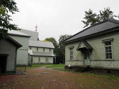 Museum and National Treasures at Botanic Garden Hokkaido University.