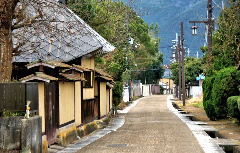 Samurai district to the west of Sasayama castle.