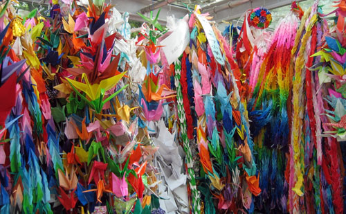 Senbazuru One Thousand Folded Cranes, Japan.