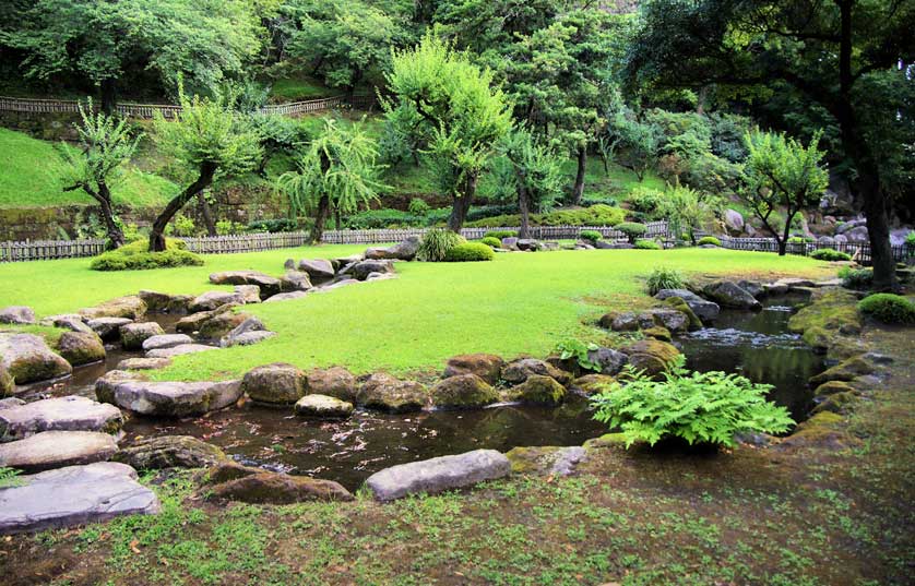 Senganen Gardens, Kagoshima, Kyushu, Japan.