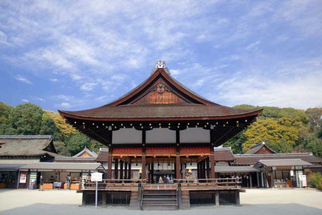 Shimogamo Shrine.