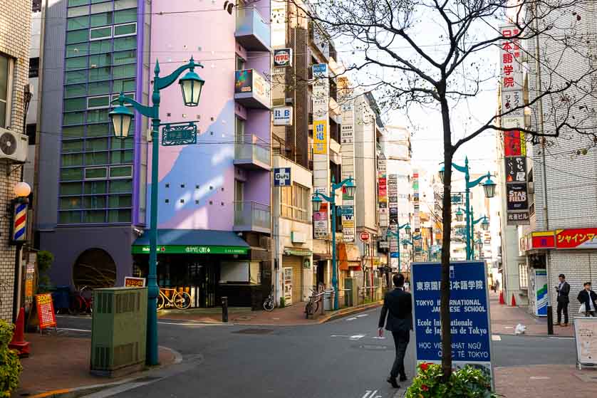 Nakadori Avenue, the main street of gay Shinjuku Ni-chome, Tokyo