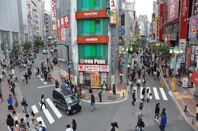 Japan, Tokyo, Shinjuku, Shinjuku Station, women's handbags, purses