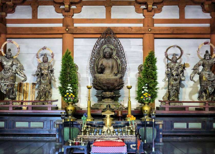 The four Shitenno at Daigoji Temple, Kyoto.