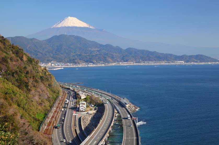 Mount Fuji and the Pacific Ocean, Shizuoka.