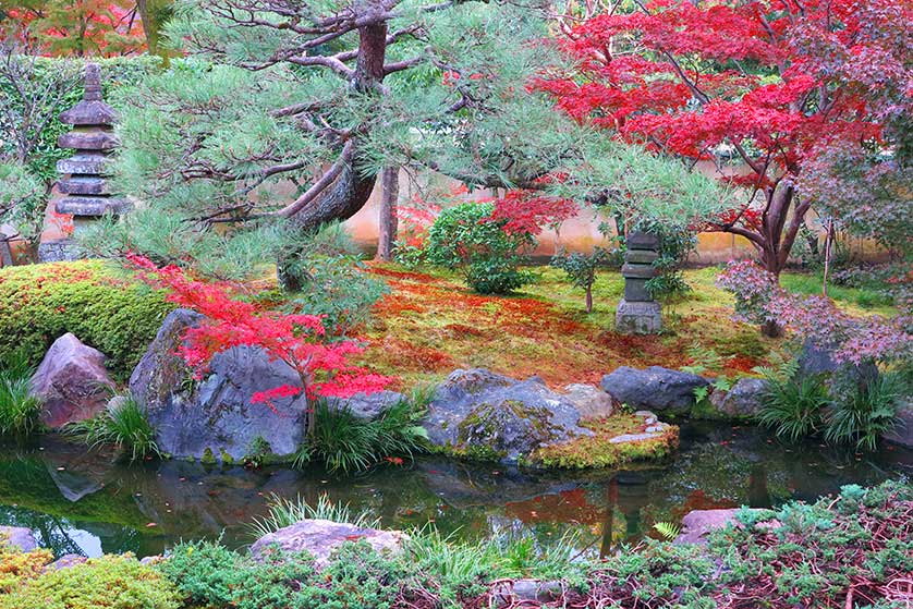 Zen Garden at Shoden Eigen-in Temple, Kyoto.