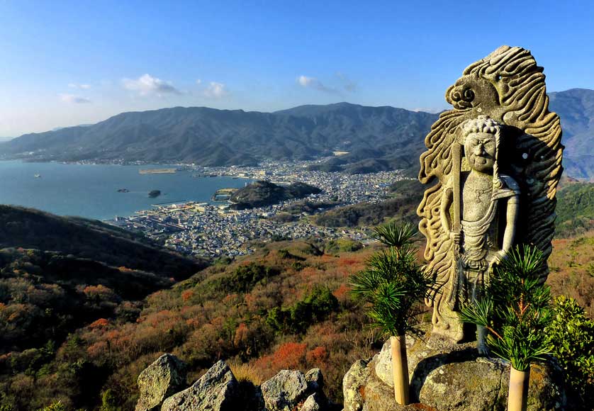 The view from Goinzan, one of the many mountaintop temples on the Shodoshima Pilgrimage.