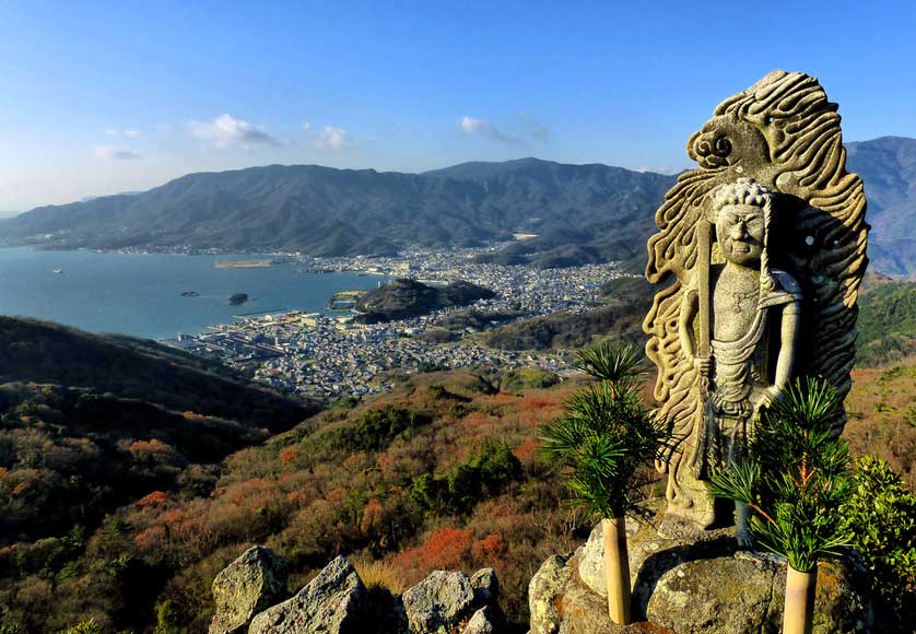 The view from Goinzan, one of the many mountaintop temples on the Shodoshima Pilgrimage.