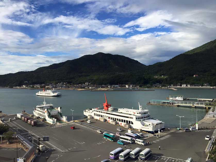 Shodoshima Ferry in Tonosho Port.