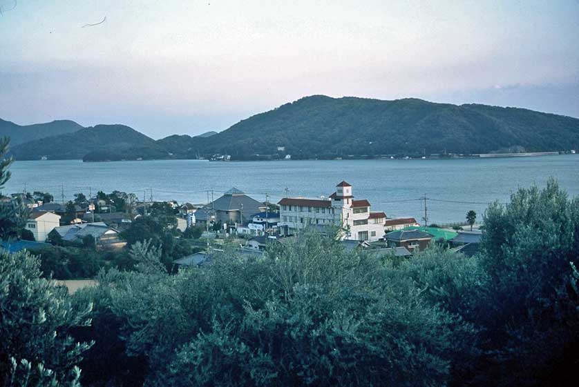 View of Shodoshima from the olive grove in Nishimura