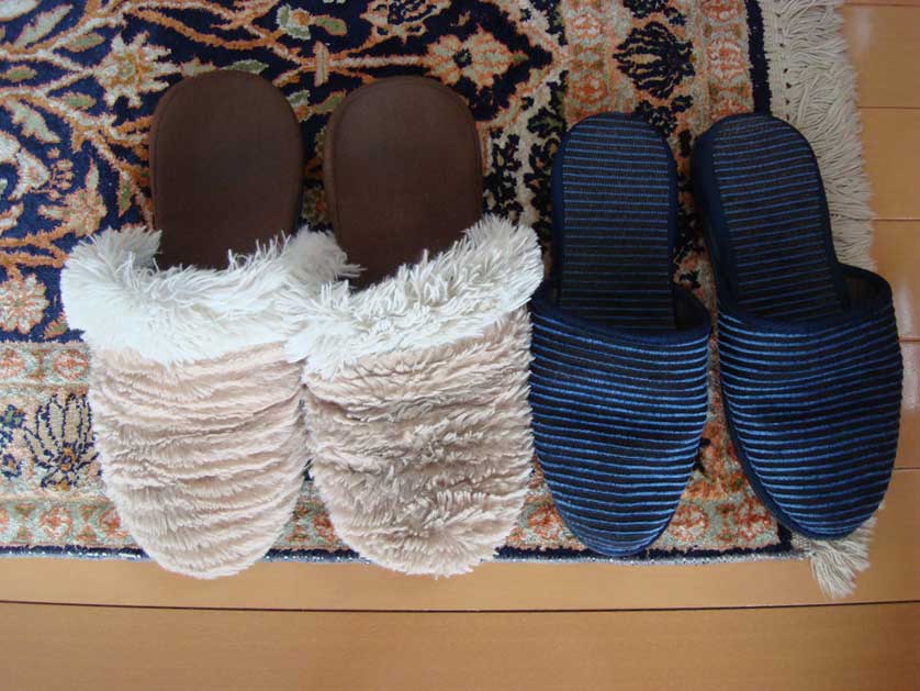 Slipper culture in Japan.