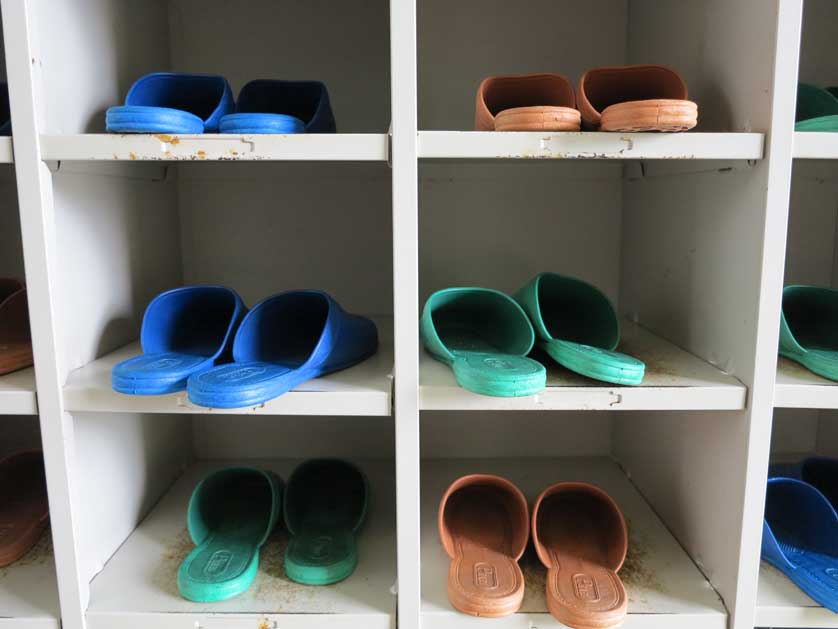 Slipper culture in Japan.